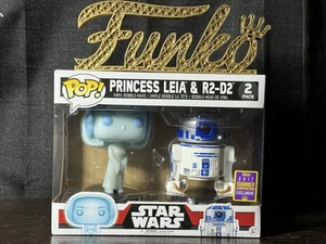 Funko Pop! Star Wars: Princess Leia & R2-D2 2 Pack 2012 Summer Convention - Picture 1 of 4