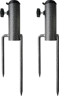 Зонт для патио стальной якорь пляжный зонт прочный металлический грунтовый травяной шнек H - Изображение 1 из 4