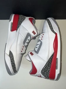 ✅ Nike Air Jordan IV Retro 3 OG Fire Red 2022 SIZE 12 | Cement Rare Cat Red Rio - Picture 1 of 13