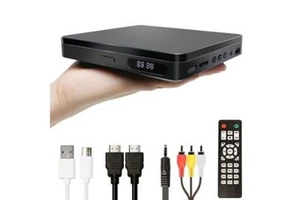 VATI Mini DVD Player, DVD/CD Player for TV, All Region Free 1080P HD with RCA/HD - Picture 1 of 1