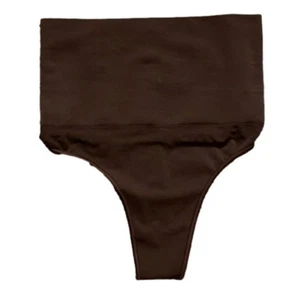 Skims S/M Core Control perizoma modellante compressione marrone cacao nuovo senza etichette - Foto 1 di 7
