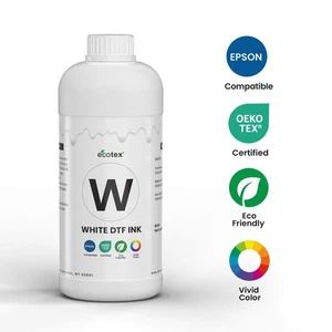 Inchiostro Ecotex® bianco DTF - 1 kg. (870 ml) - Foto 1 di 3