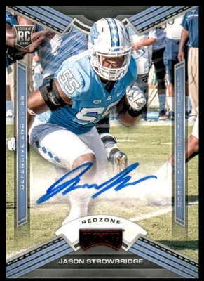 2020 Playoff Draft Picks Signatures Red Zone #8 Jason Strowbridge Autograph - Image 1 of 2