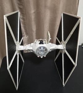 VTG 2003 Star Wars Imperial TIE Fighter White And Pilot  - Picture 1 of 1