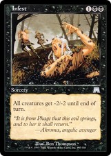 INFEST ~mtg EX-NM Onslaught Unc x4