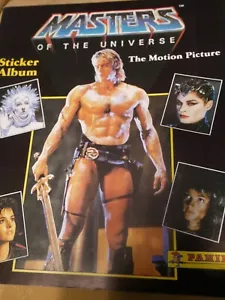 MASTERS OF THE UNIVERSE PANINI 1987 EMPTY STICKER ALBUM WITH ORIGINAL POSTER - Picture 1 of 9