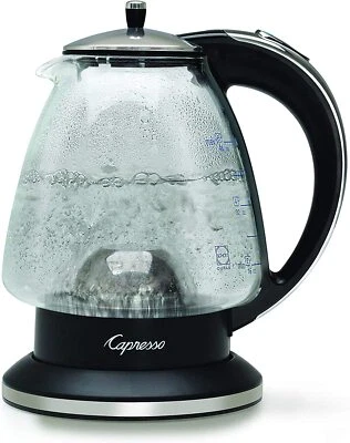 Capresso H2O Glass 48-oz Electric Kettle - Black - Image 1 of 4