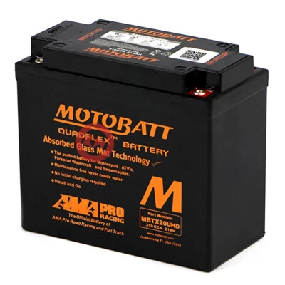 Battery Motobatt MBTX20UHD Sigillata Harley Davidson XLH Sportster 1200 87-1996 - Image 1 of 4