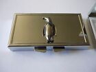 Penguin W7 Fine English Pewter On Mirrored 7 Day Pill Box Compact
