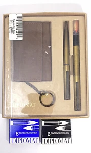 VTG Diplomat Graduation Day 364226 - 2 Pen / Wallet Set Germany Ball / Fountain - Picture 1 of 15