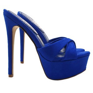 Calzado de mujer sandalias con plataforma azules | Compra online en eBay