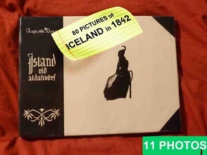 1848 Island vid Aldahvorf Iceland Folk Art and Life reprint 1942 with 80 pict - Picture 1 of 10