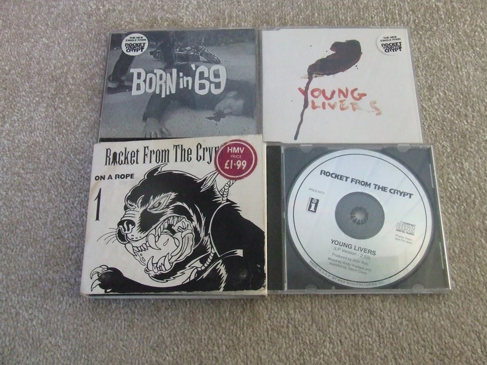 ROCKET FROM THE CRYPT  4  CD   LOT - Image 1 of 1