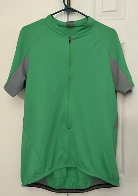 Vintage Nike Men's Cycling Jersey Zipper Green Size XL - Image 1 of 4