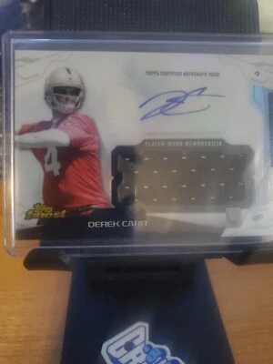 Derek Carr 2014 Topps Chrome RC ROOKIE Cards 8 Card Lot 1 Bowman  - Image 1 of 4