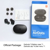 Bluetooth 5.0 Xiaomi Redmi AirDot Wireless TWS Earphone Active Earbuds Headset*