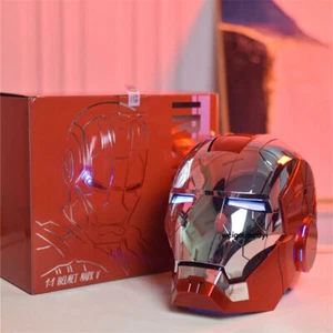 IN Stock AUTOKING Iron Man MK5 Helmet 1:1 Voice-controlled Wearable Cosplay Prop - Bild 1 von 8