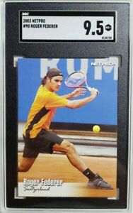 2003 Netpro #90 Roger Federer Rookie Card RC SGC 9.5 Mint+ GOAT