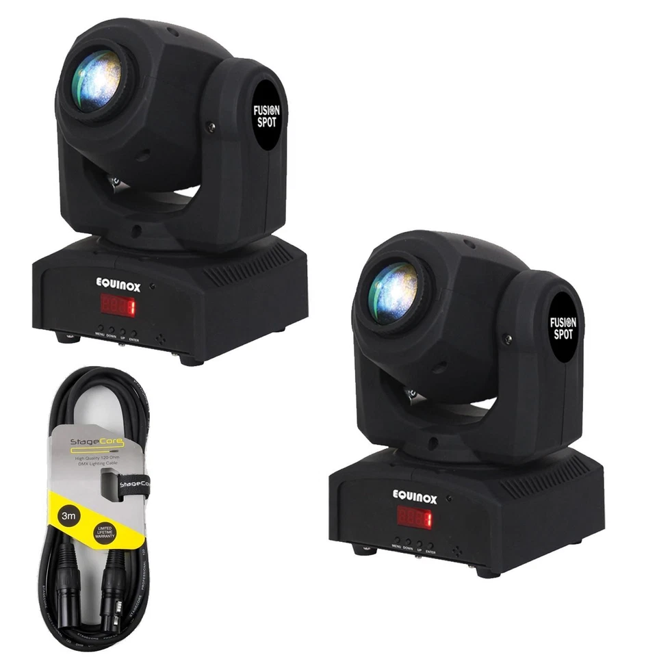 Equinox - Fusion Spot MKIII - Moving Head Effect Light - EQLED008B