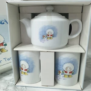 Whittard Of Chelsea Teapot &TWO MUGS,mo & poley tea for two set. Christmas Gift - Picture 1 of 14