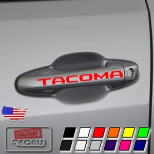 4x Red Door Handle Decal Stickers for TACOMA TRD PRO OFFROAD SR SR5 - Bild 1 von 1