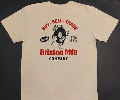 BRIXTON "VINILO MFG" EDICIÓN LIMITADA... ¡MUY RARO!...LG...COLOR BEIGE Foto 1 de 2