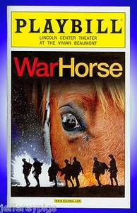 Playbill + War Horse + Stephen James Anthony , Hunter Canning , Toby Billowitz - Picture 1 of 8