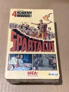 RARE (FACTORY SEALED) Spartacus Betamax Tape MCA Home Video 1985 55048 Beta - Picture 1 of 6