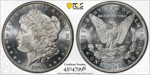 1883-CC MS-63 MORGAN SILBER DOLLAR - Bild 1 von 5