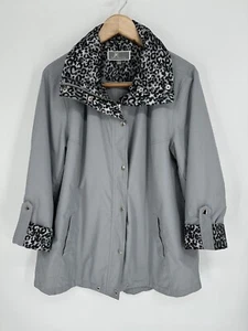 JM COLLECTION Women’s Large hooded windbreaker raincoat lightweight windbreaker - Picture 1 of 16