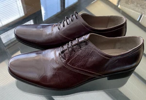 Brand New Hudson Bonaparte Virgo Brown Leather Shoes Size 41 - Picture 1 of 11