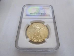 2013 , American Eagle Gold , $50 , NGC , MS-69 , Gold $50 , One Ounce - Picture 1 of 2