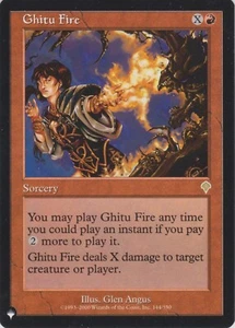 MTG - The List - Invasion - Ghitu Fire - Bild 1 von 1
