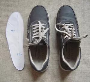 Herren Halbschuh Gr. 44 leichter Arbeitsschuh, Bindung + RV, kaum benutzt - Bild 1 von 6