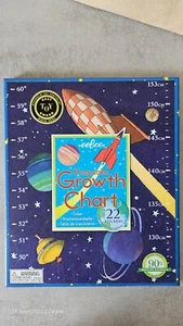 eeBoo KEEPSAKE CHILD'S SPACE GROWTH CHART WINNER OF GOLD SEAL BEST TOY AWARD NIB - Picture 1 of 7