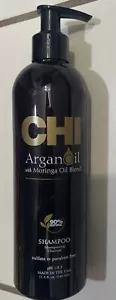CHI Argan Oil With Moringa Oil Shampoo Sulfate & Paraben Free 11.5 fl oz (340ml) - Picture 1 of 3