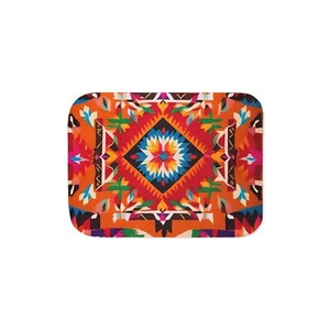 Sherpa Blanket, Mexican Blanket Design, Cozy Throw Blanket, Southwest Decor - Picture 1 of 25