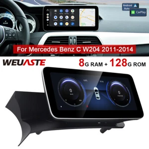 Android Coche GPS 10.25"" Navegación Video Wifi 8G+128G Para Mercedes Benz C W204 2011-14 - Imagen 1 de 12