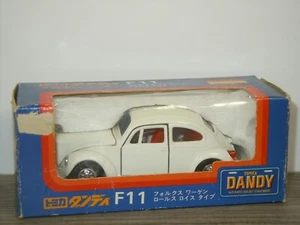 VW Volkswagen 1200LE Beetle Rolls Bonnet - Tomica Dandy F11 - 1:43 in Box *42939 - Picture 1 of 5