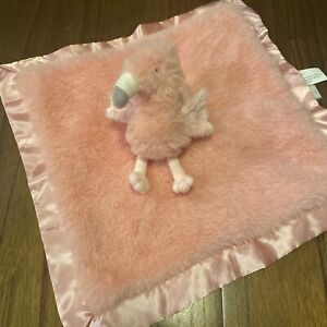 Cloud Island Plush Pink Flamingo Lovey/Security Blanket  Faux Pink Fur