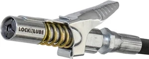 Locknlube Grease Gun Coupler Locks onto Zerk Fittings. Grease Goes In, Not on th - Picture 1 of 9