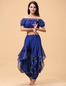 Costume danza Halloween vestito fantasia 2020 Bollywood principessa tema pancia - Foto 1 di 15