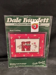 Nuevo Dale Burdett Navidad Punto de Cruz Kit CCK200 “OSOS VILLANCICOS” 1985 NOS - Imagen 1 de 2