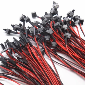 10* Computer Motherboard Power Cable Switch  On/Off/Reset Button Replacement - Picture 1 of 12