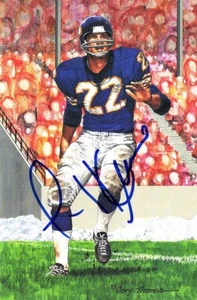 Paul Krause Firmato - Auto Vikings 1998 Goal Line Art Card GLAC Hall of Fame HOF - Foto 1 di 1