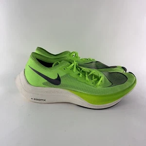 Nike Air ZoomX Vaporfly Next% Marathon Electric Green Guava Sz 13 AO4568 300 - Picture 1 of 12