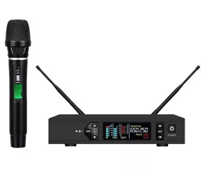 UHF True Diversity Single Channel Wireless Cordless Vocal Handheld Microphone - Picture 1 of 4