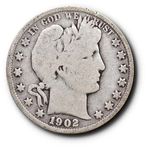 1902 Barber Half Dollar Silver 50C Cover