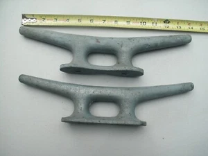 Large Cast Iron 14" Wilcox Crittenden Boat Dock Cleat ~ New Old Stock - Picture 1 of 4