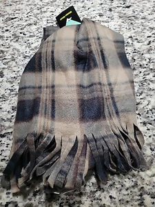 SOLID WING WINTER WEAR CHECKED SCARF - Picture 1 of 4
